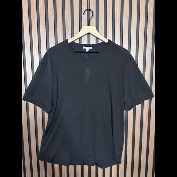 New James Perse T Shirt 4 / XL Mens Gray Short Sleeve Casual Basic Tee - Picture 1 of 8